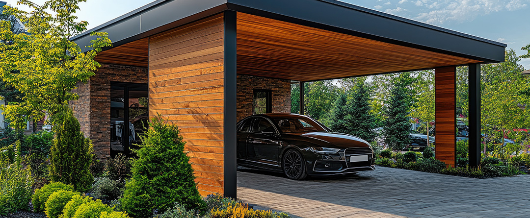 Modern carport